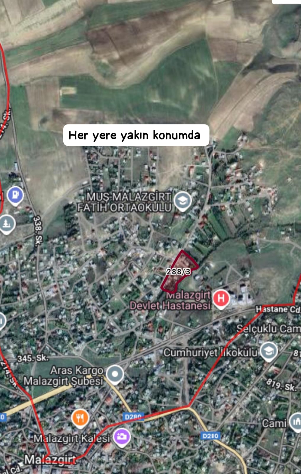 Fiyat düştü icinde 180m² temelle beraber arsa Muş / Malazgirt / Saltukgazi Mah. - MUŞ MALAZGİRT fotoğraf 3